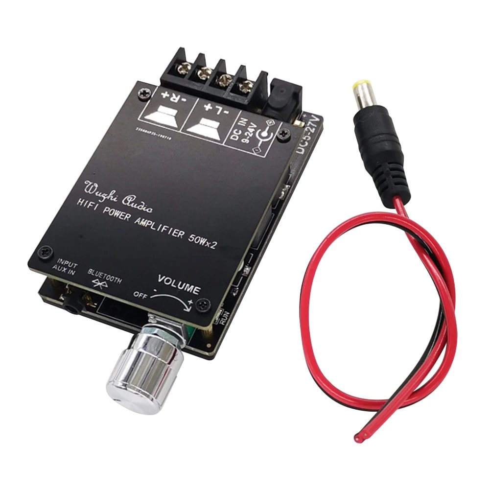 

TPA3116 Durable Wireless Bluetooth 5.0 2 X 50W Home Stable Signal Digital Power Sound HIFI Speaker Audio Amplifier Board Stereo