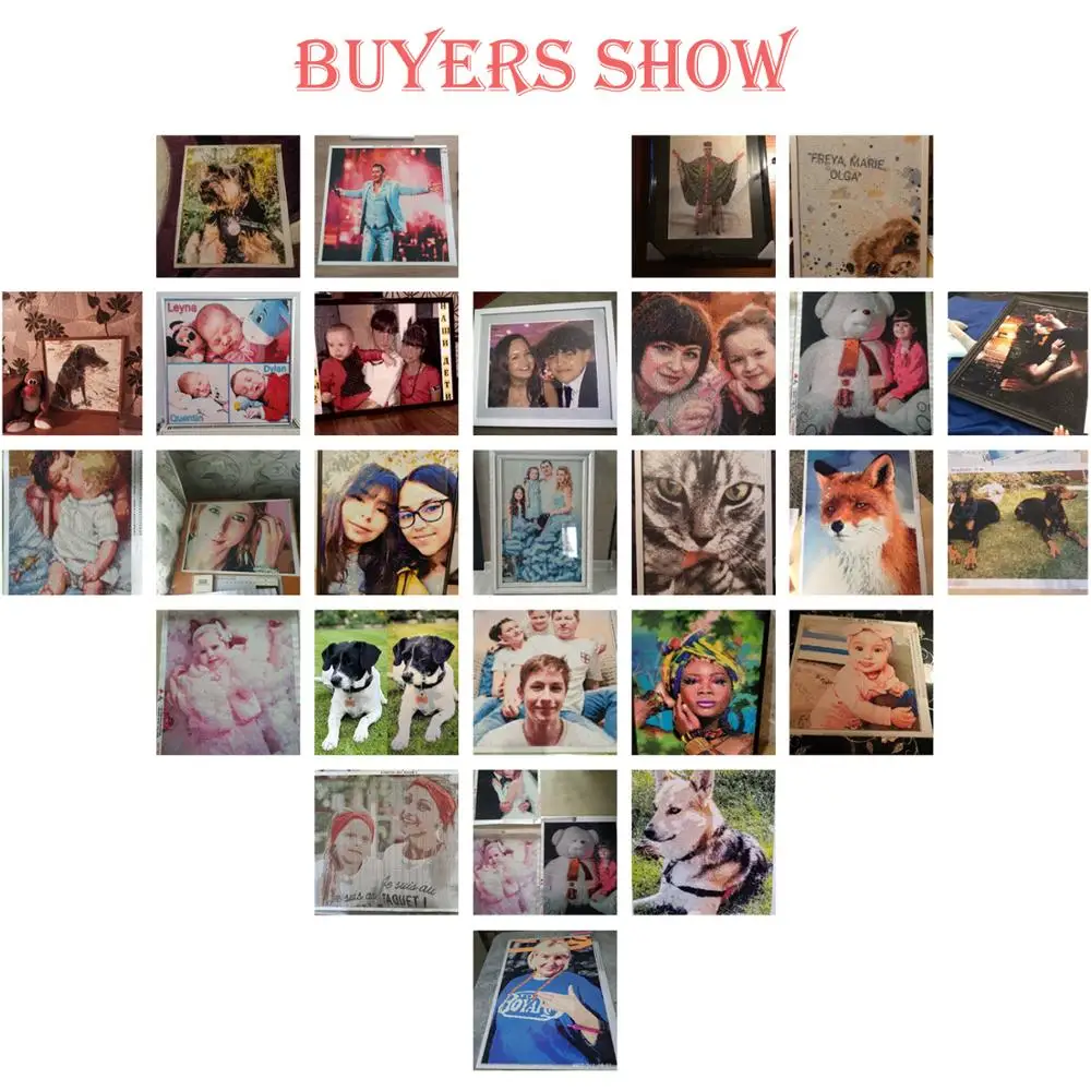 Miaodu 5D DIY Photo Diamond Painting Cross Stitch Kit Full Drill Diamonds Mosaic Embroidery Art Home Decor Love Gift
