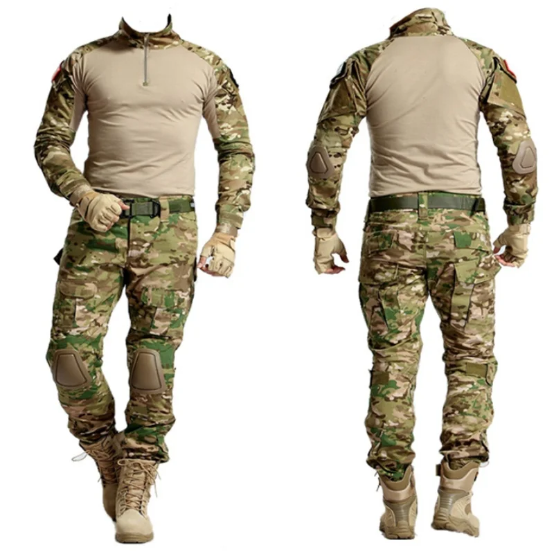 Multicam Camouflage Tactical BDU Uniform Camo Men Airsoft Sniper Paintball Military Suit Combat Shirt Pants Hunting Clothes Multicam Camouflage Tactical BDU Uniform Camo Men Airsoft Sniper Paintball Military Suit Combat Shirt Pants Hunting Clothes