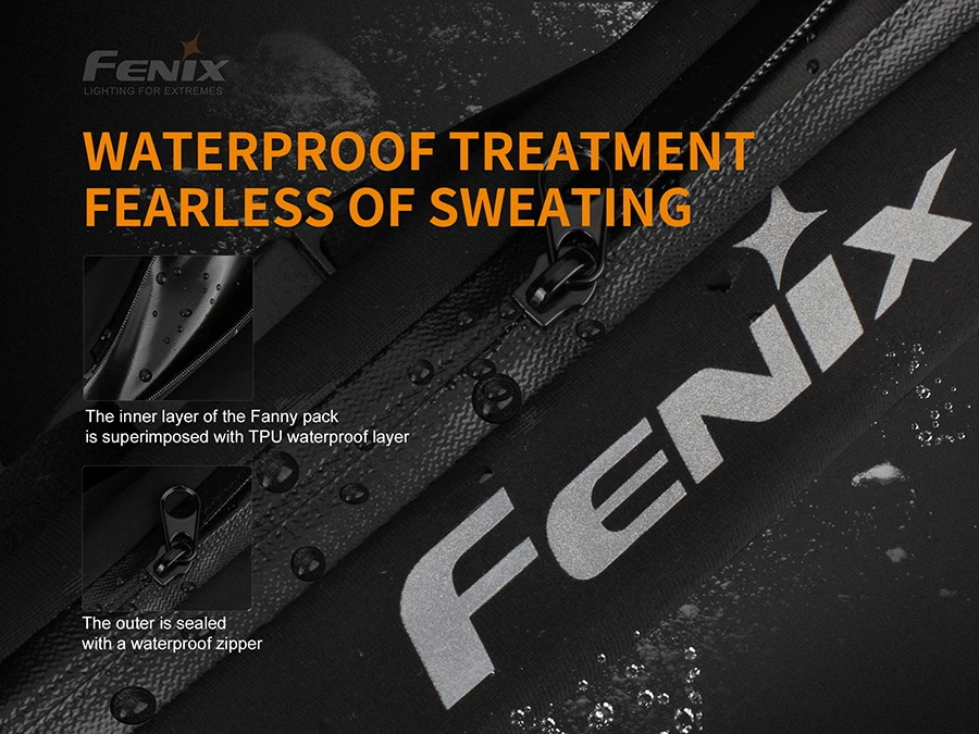 Fenix AFB-10 водонепроницаемый спортивный светоотражающий логотип ночной бег поясная сумка
