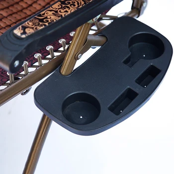 

Gravity Folding Lounge Beach Chair Outdoor Camping Recliner Clip-On Utility Tray Cup Holders For Chairs Home Chair Accessory