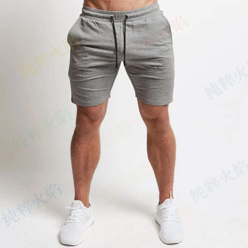 

Customizable Europe And America Fitness MEN'S Sports Pants Muscle Brother Running Training Casual Spring And Summer Shorts