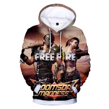 

Free Fire 3D Hoodies Men Women Video Game Streetwear 3D Print Hoodie Sweatshirt Casual Gamer Clothing Fashion Anime Jacket coat