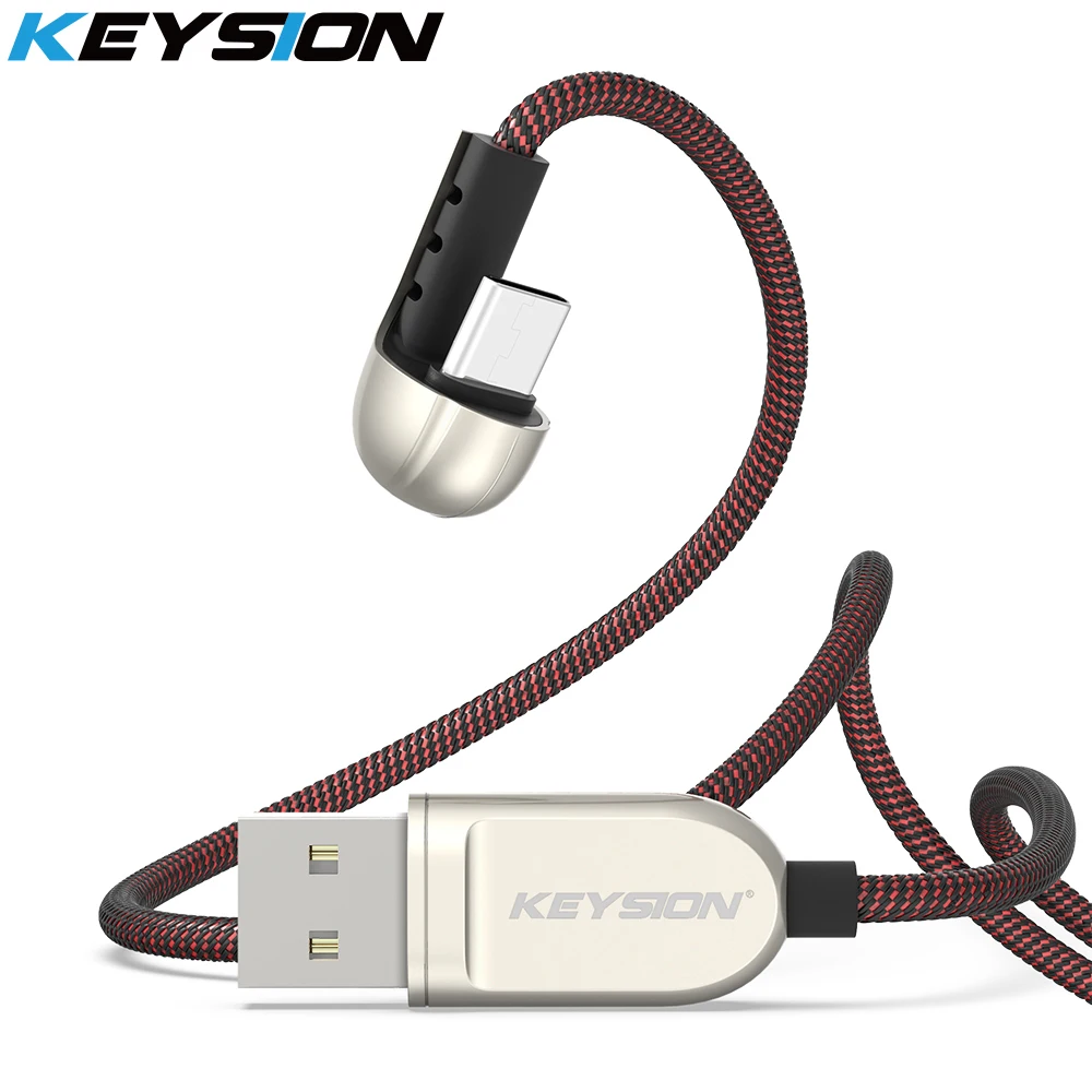 

KEYSION Metal Nylon USB Type C Cable Usb Type-c Game Cables for Xiaomi Huawei Oneplus 3.1A Type C Fast Wire Cable for Samsung LG