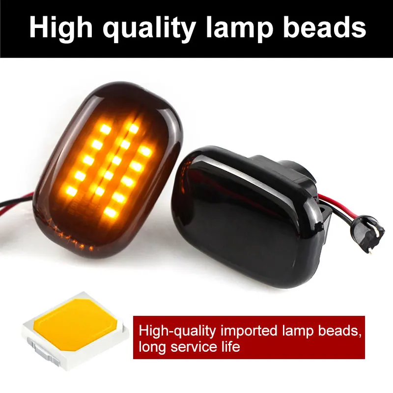 

Светодиодный динамический боковой габаритный светильник Тель поворота для Toyota Corolla E10, 11, 12, Celica T20, T23, Carina T19, MR 2, W20, 30, Starlet EP90 91, 2 шт.