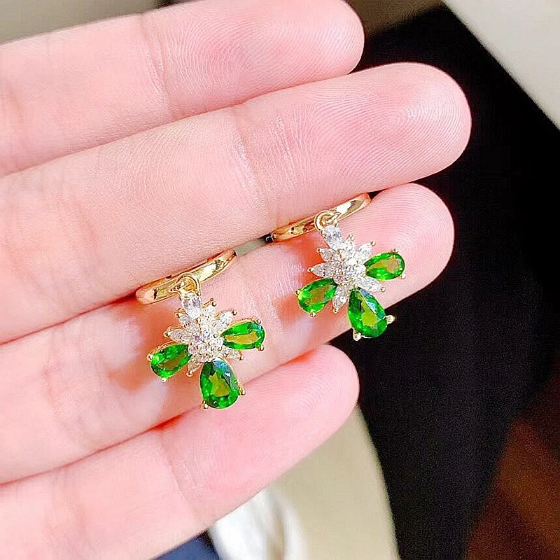 

Женские серьги из серебра 925 пробы, ювелирные изделия для свадьбы, бесплатная доставка, MeiBaPJ FS