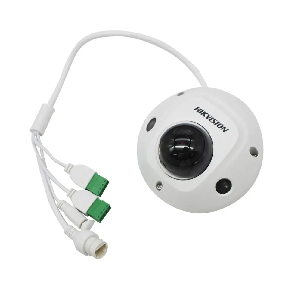 Hikvision 4MP купольная CCTV IP камера POE DS-2CD2543G0-IS 4MP ИК Сетевая безопасность Камера ночного видения H.265 с sd-картой слот IP 67