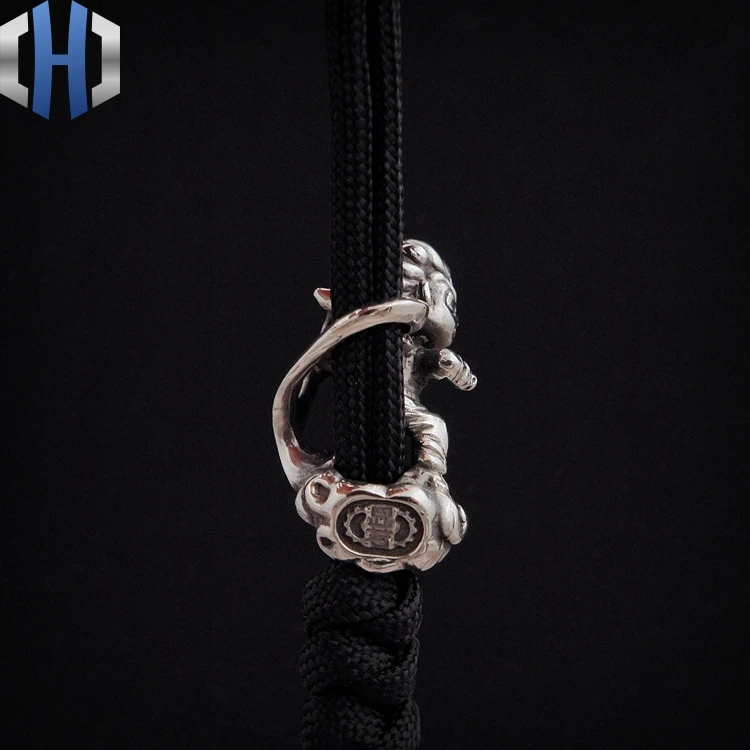 Wukong нож бисер EDC подвеска «нож» фонарик DIY кулон брелок