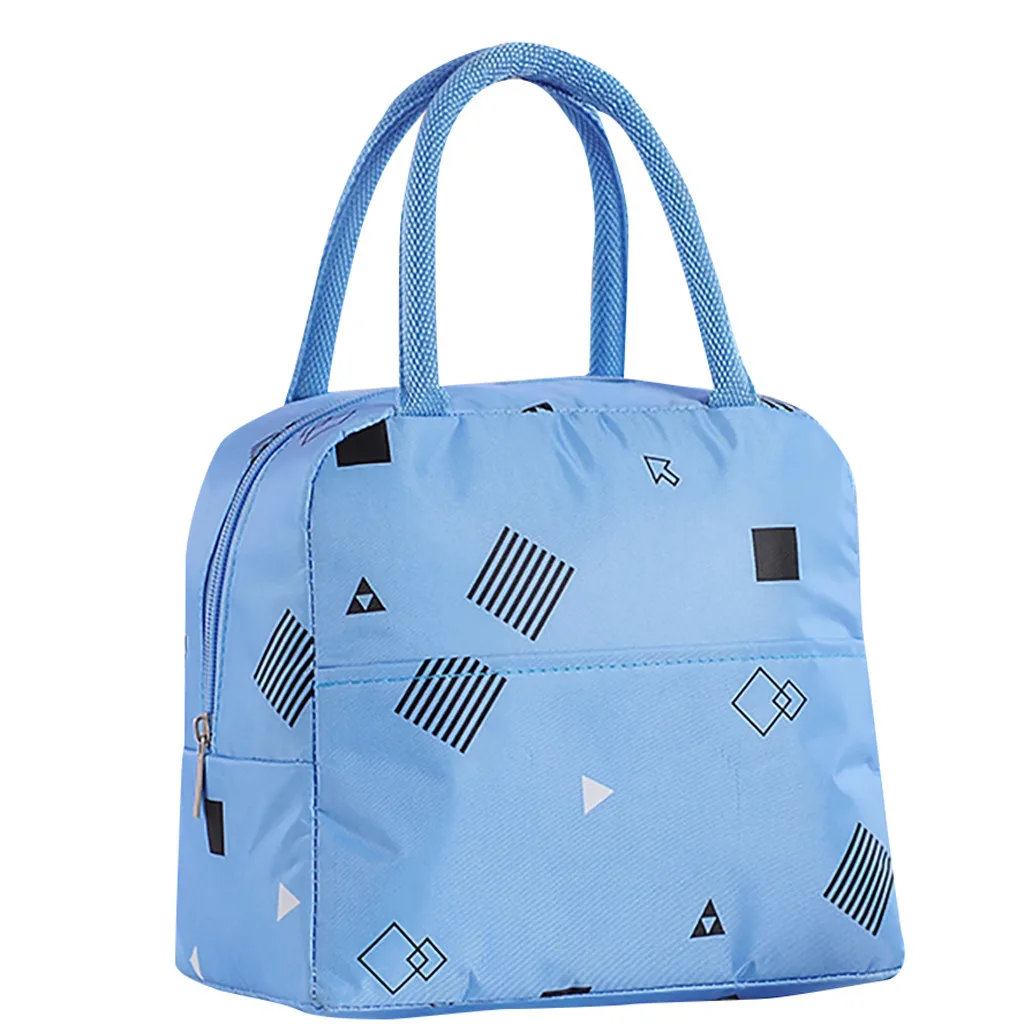 Maison Fabre 1PCs New Fresh Oxford Lunch Bags Insulation Cold Thickened Waterproof  Waterproof  Leisure Bags Cute Tote Bag 904