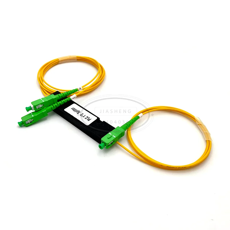 Оптоволоконный сплиттер FTTH 1X 2 SC APC FBT SM однорежимный Сплавленный двухконусный