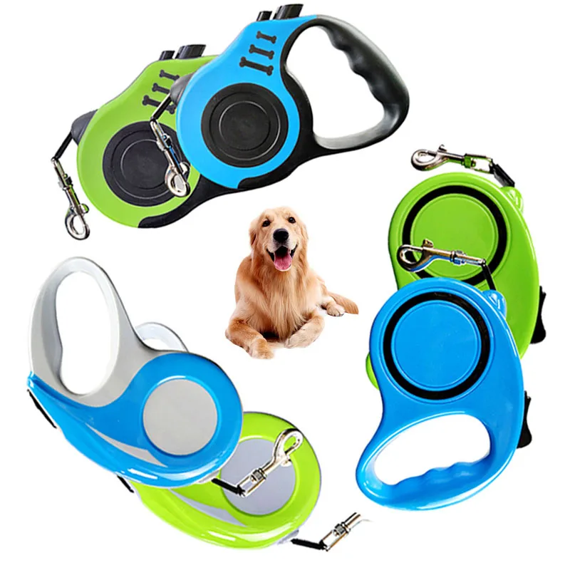 

Retractable Dog Leash Durable Lead For Dogs Cats Nylon Puppy Walking Running Rope For Small Medium Dog 3M/5M Automatic Leash