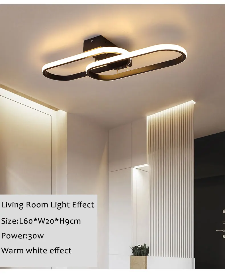 drop ceiling lights Simple Black White Ceiling Light for Home Living Room Corridor Hallway Balcony Surface Mounted Aisle Ceiling Lighting Fixtures black ceiling lights