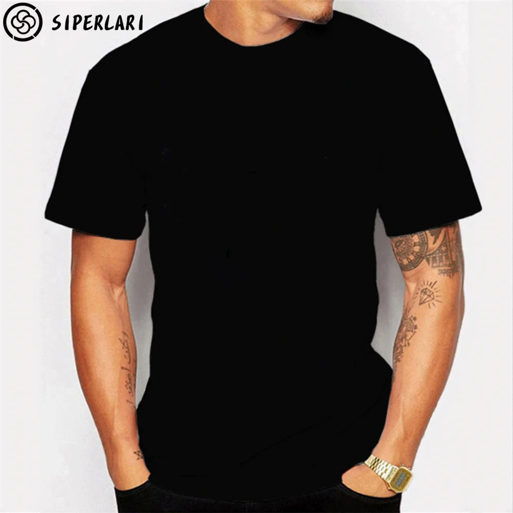

SIPERLARI 2020 New Solid color T Shirt Mens fashion 100% cotton O-neck T-shirts Summer Short sleeve Tee Boy Skate Tshirt Tops