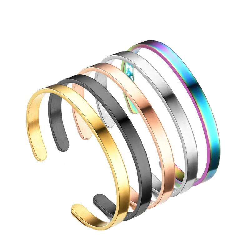 European and American Fashion C-shaped Name Opening Bracelet Commemorative Ceremony Awards Concert Jewelry | Украшения и