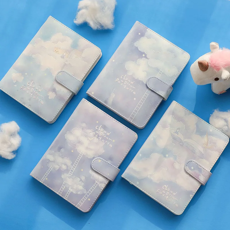 Блокнот Kawaii Dream Cloud с симпатичной магнитной пряжкой блокнот для записей дневник