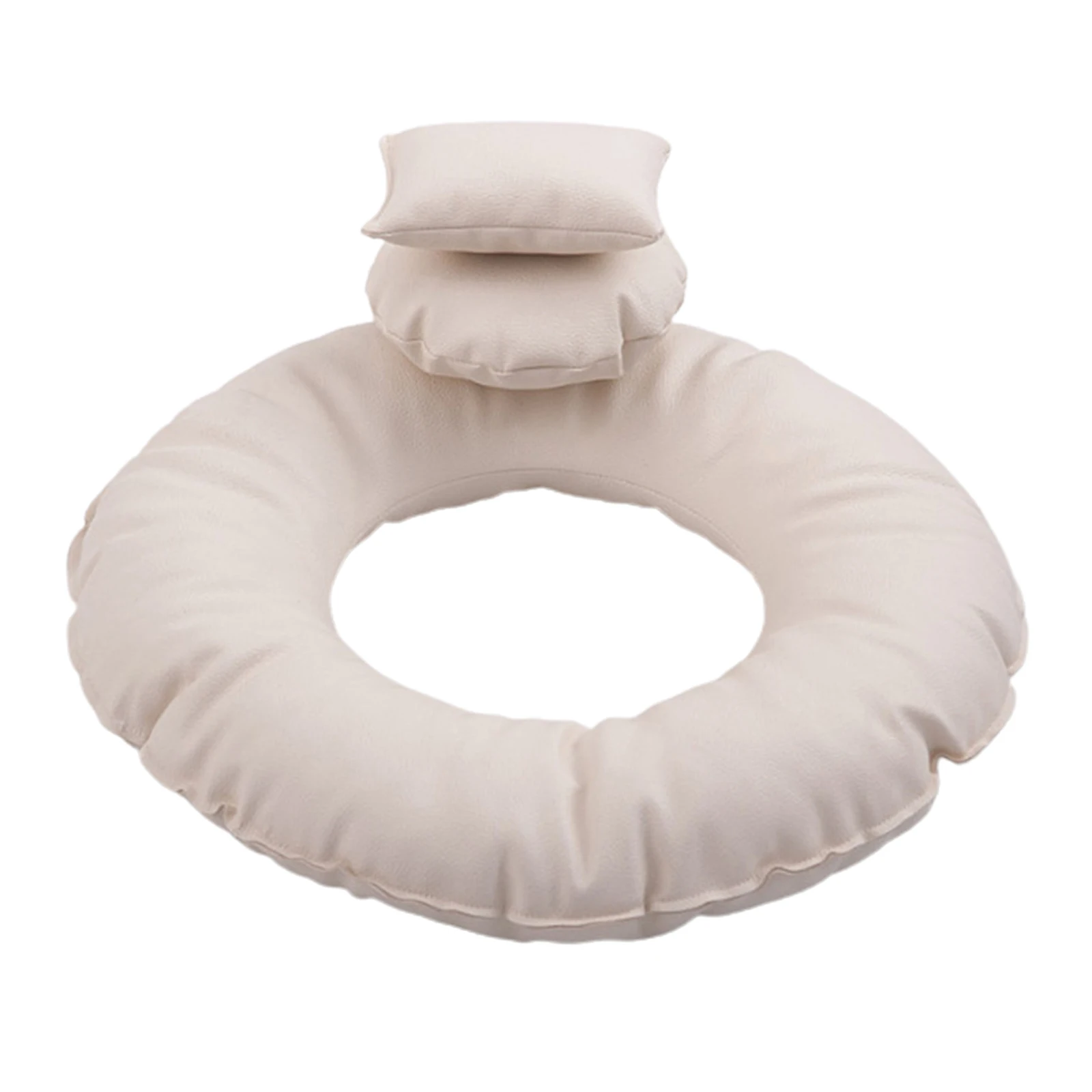 Newborn Photography Prop Baby Posing Pillow Photo Prop Pad Photoshoot Beige