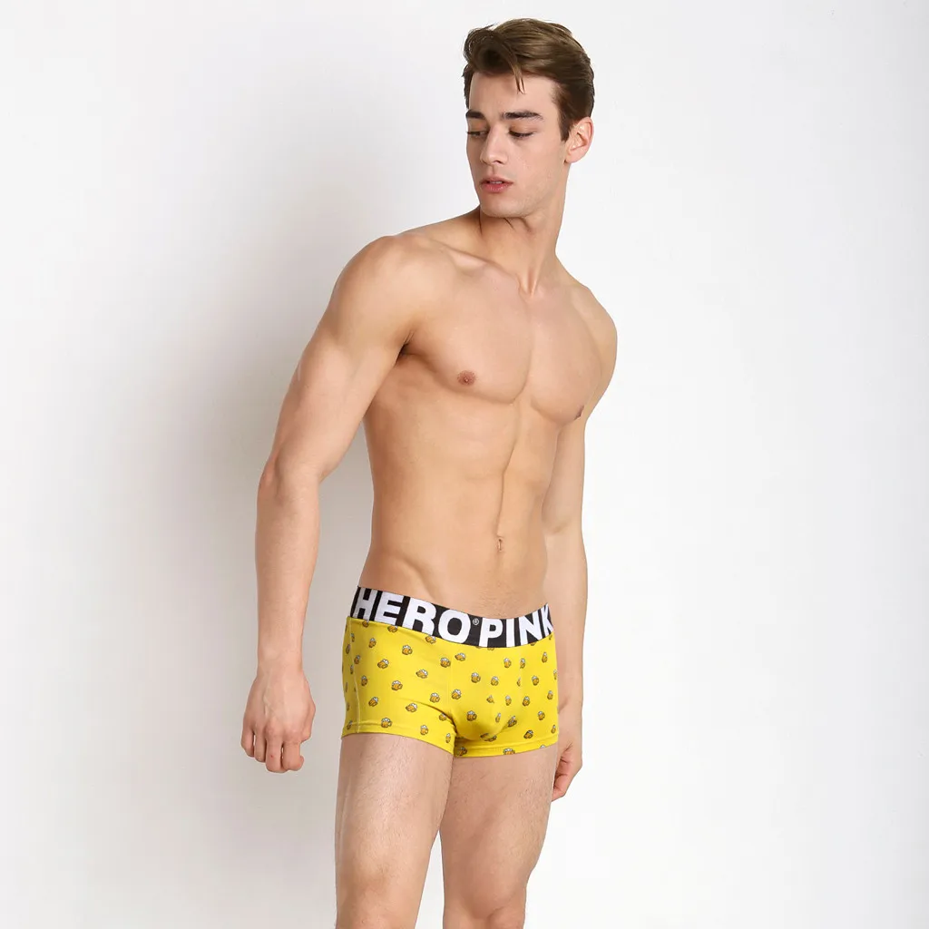 Новинка, фирменное Мужское нижнее белье, боксеры, хлопок, Homme Boxershorts, мужские боксеры, сексуальные мужские трусы с рисунком, размер S-3XL, DR23