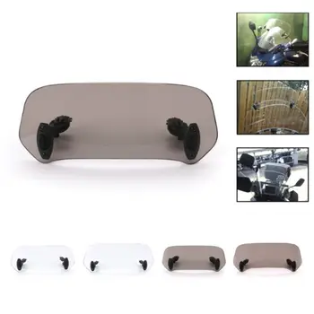 

Hot Transparent Motorcycle Risen Adjustable Wind Screen Windshield Spoiler Air Deflector for Honda BMW F800 R1200GS KAWASAKI YAM