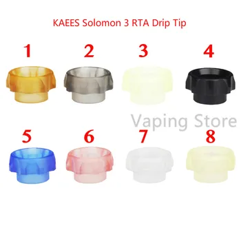 

KAEES Solomon 3 RTA/QP Fatality M25 RTA/VandyVape Pyro V3 RDTA 810 Goon 528 Drip Tip Wide Bore Acrylic Gear Mouthpiece