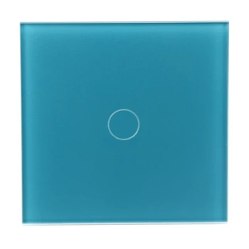 

EU 1 Gang 1 Way Sensor Switch Wall LED Light Controller AC110V-240V Smart Home Touch Screen Switch Waterproof On/Off Hot Selling