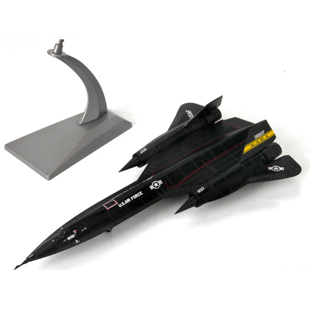 1/144 масштаб, сплав, разведочный самолет, SR-71 ВВС США SR71, модель Blackbird, игрушка боец, Детская Коллекция подарков