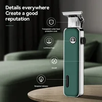 Kemei Professional Barber Hair Trimmer T-blade Dry-shaving and Fading Hair Clipper All-around Outlining Close-cutting Machine 2