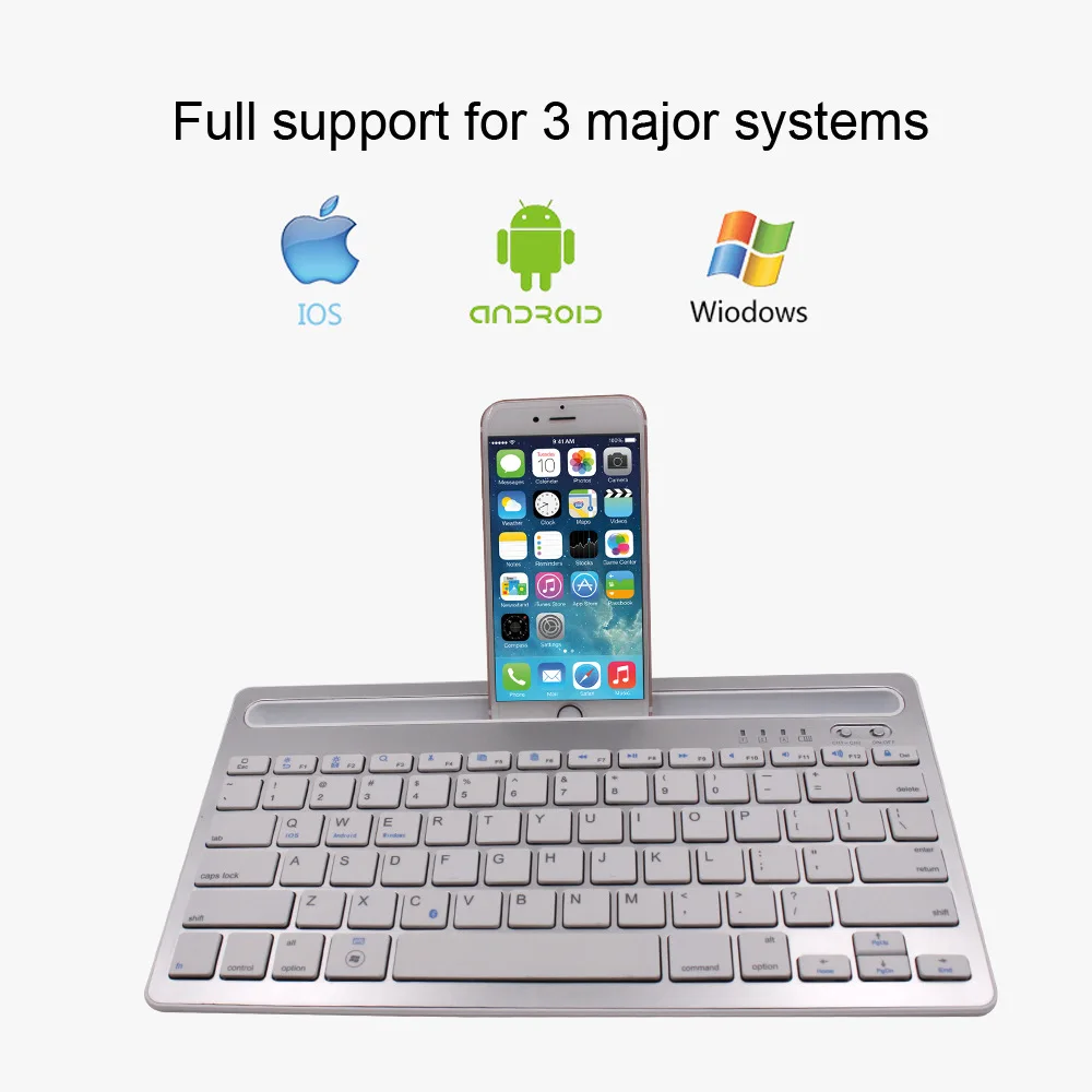 Mini Portable Wireless Bluetooth Keyboard For Tablet Laptop Smartphone iPad Support IOS Android System Phone Universal 4