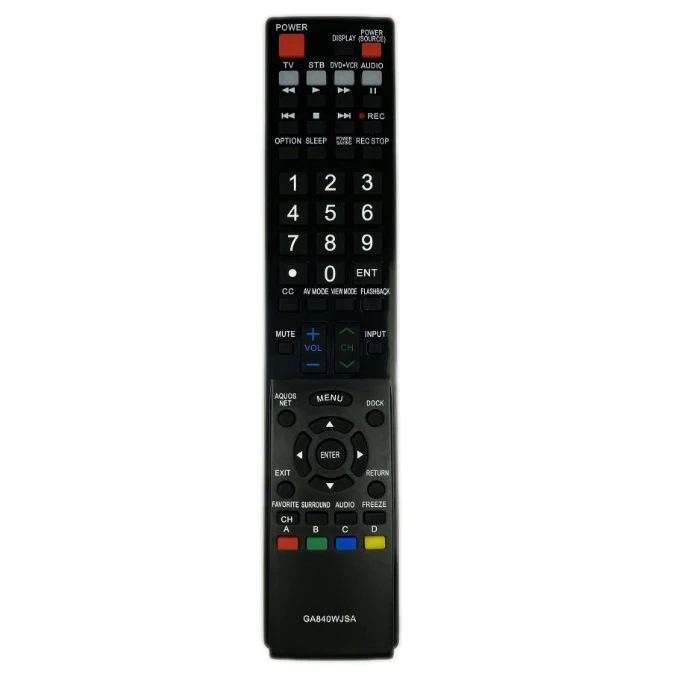 GA840WJSA дистанционного Управление для Sharp AQUOS ЖК-дисплей светодиодный LC-52LE810 LC-52LE810UN