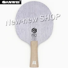 SANWEI лезвие для настольного тенниса V9 PRO 9 ply чистая древесина все вокруг pips-длинная ракетка для Пинг-Понга Летучая мышь весло
