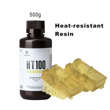 Resina de resistência a alta temperatura ht100, resistente ao calor, para joia, 3d uv, líquido de resina para elegoo anycubic resina de impressora 3d