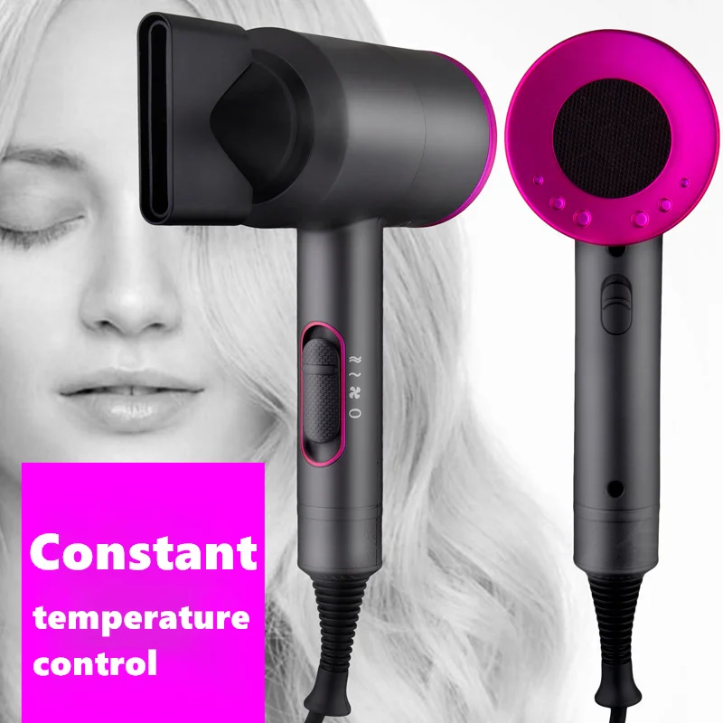 Em promoção! Secador De Cabelo Para Hairdress Salão De Cabeleireiro Ue 220v  Profissional De Cuidados De Cabelo Secador De íons Negativos Quente E Vento  Frio Secador De Cabelo Secador De Cão