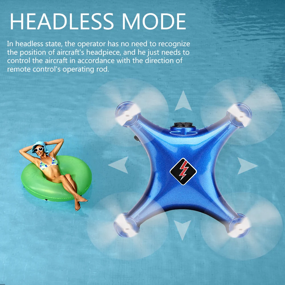 WLtoys Q343A мини-Дрон с камерой 480P Wifi FPV удерживающий высоту Безголовый 3D флип RC тренировочный Квадрокоптер