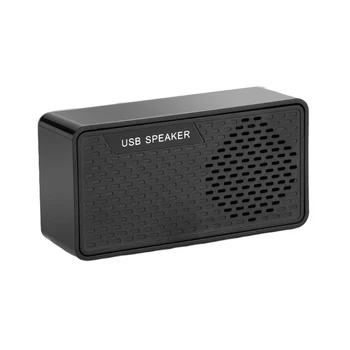 

Universal 3W USB Powered Computer Speaker Dorm Modern Wired Non Slip Desktop Laptop Mini Portable Stereo Game Movies Home Office