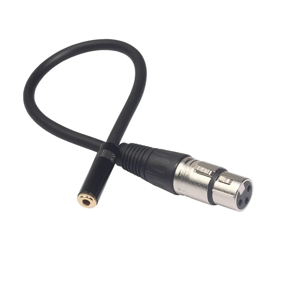 0,3 M Xlr Сделано в Китае 3-контактный разъем для 3,5 мм стерео штекер Экранированный Микрофон Кабель ТРС к кабелю для подключения внешних устройств 3,5 мужского и женского пола 52923A - Цвет: Зеленый