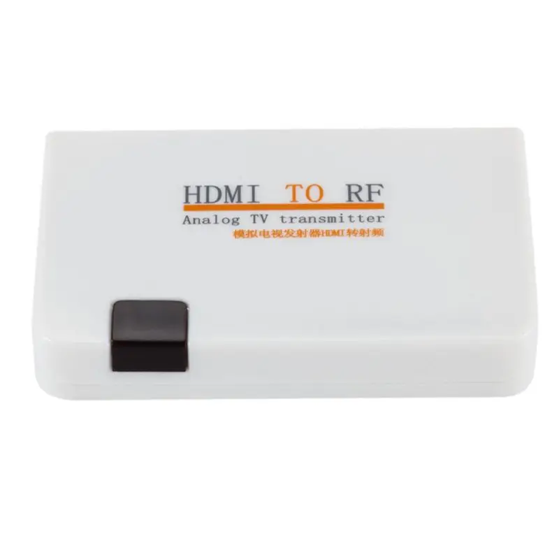 HDMI к радиочастотному коаксиальному конвертеру с пультом дистанционного управления EU/UK/US