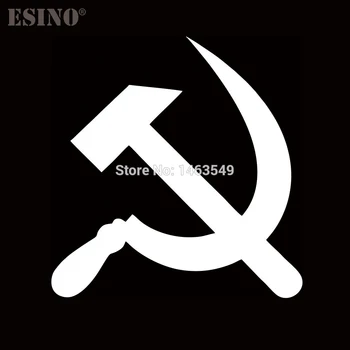 

Car Styling Funny USSR CCCP Sickle and Hammer Car Vinyl Decal Body Stickers PVC Carving Vinyl Decal Car Accessory