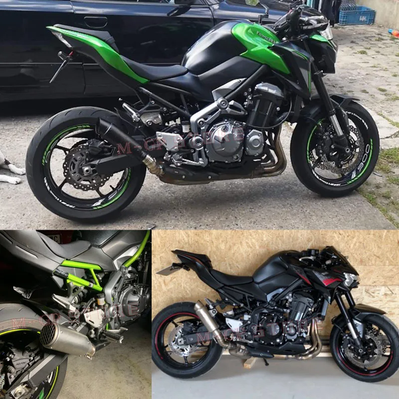 50.8MM Motorcycle Exhaust Pipe Echappement Escape Moto 51MM Muffler Middle Link Pipe For Z900 Z900E Z900 A2 2017 2018 2019 Years 18 - Racext 50.8MM Motorcycle Exhaust Pipe Echappement Escape Moto 51MM Muffler Middle Link Pipe For Z900 Z900E Z900 A2 2017 2018 2019 Years - - Racext 17