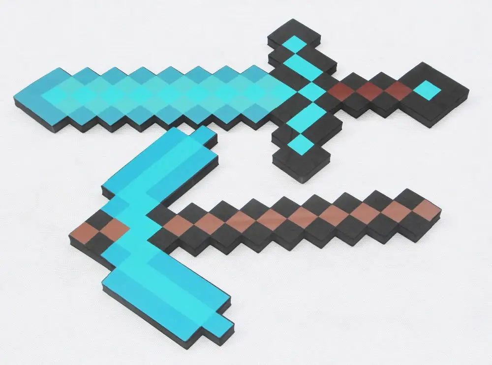 2 шт./лот большой размер в заклеенном виде 60 см для MonMinecrafteer дизайн Алмазный меч