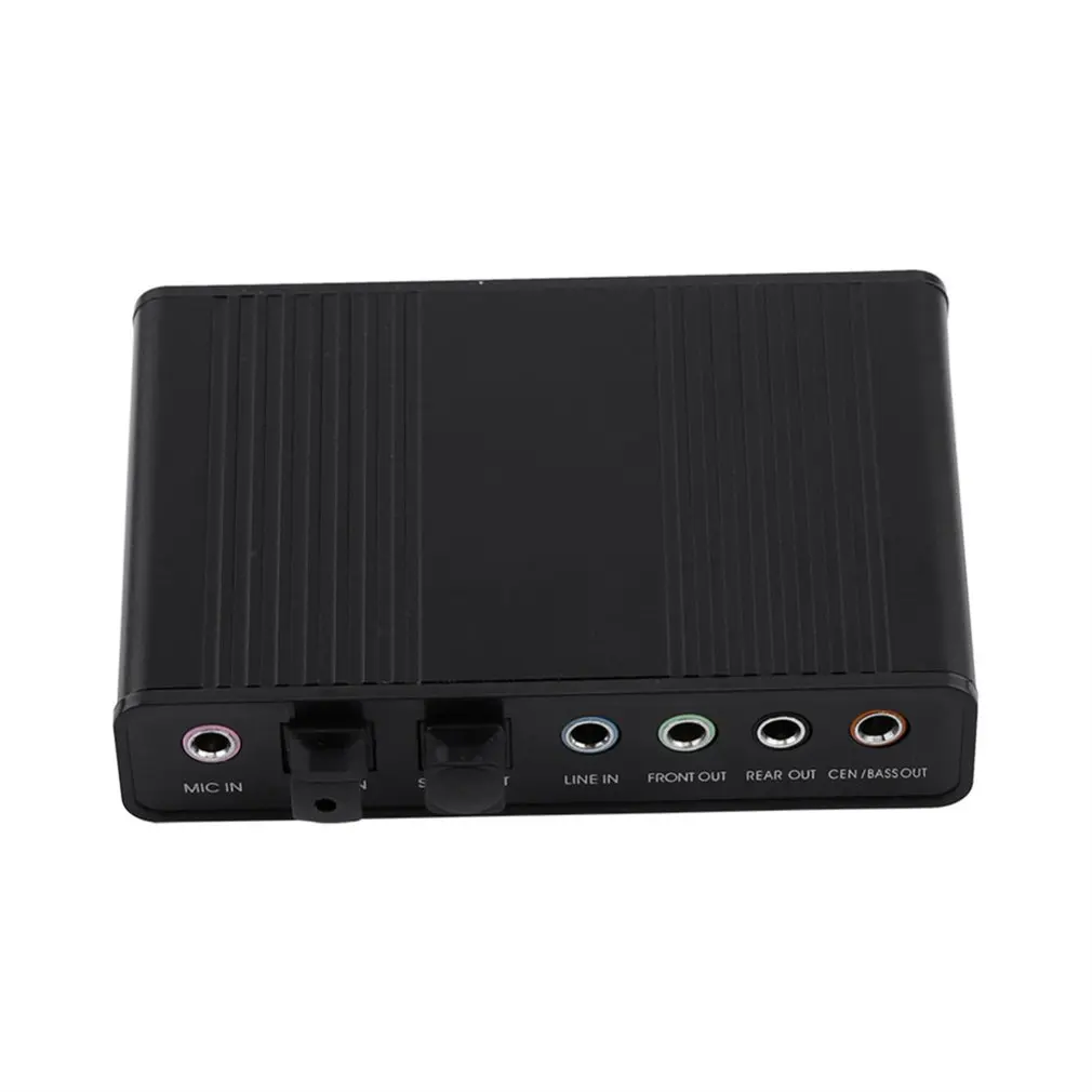 

Audio Output Adapter External Sound Card 6 Channel 5.1 SPDIF USB Optical for PC Audio Interface Sound Card Usb