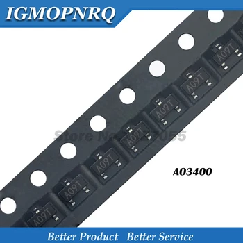 

50pcs AO3400 3400A SOT23-3 AO3400A MOSFET MOSFT 5.0A 29mOhm 30V 2.5V drv capable new original AO9T