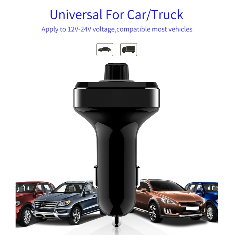 Автомобильный MP3-плеер Bluetooth fm-передатчик Hands-free Dual USB Автомобильное зарядное устройство абсолютно новое и высокое качество