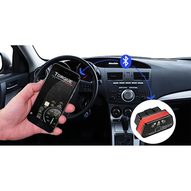 KW901 OBD2 Bluetooth Автомобильный неисправный автомобильный диагностический инструмент KW 901 ELM 327 Wifi для Android/IOS сканер считывания кода