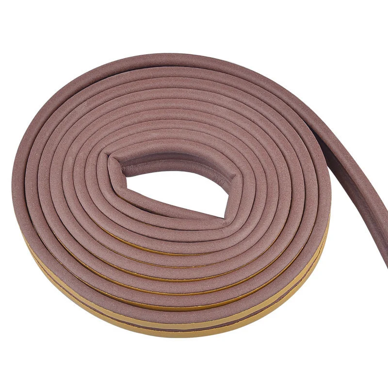 

5M Self Adhesive D Type Doors & Windows Foam Seal Strip Soundproofing Collision Avoidance Rubber Seals SEP99