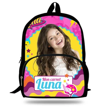 

Soy Luna Girl Bag Princess Children Schoolbags TV Show Shoulder Bags Custom Made Bandolera Hombre Backpacks For Kids Students