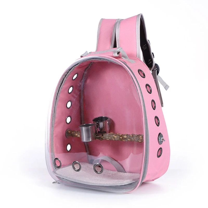 Parrot Pet Travel Bag Carrier Backpack Hard-Sided Pet Bag Cat/Dog Bubble Backpack Pet Carrier Small Space Pet Capsule Knapsack