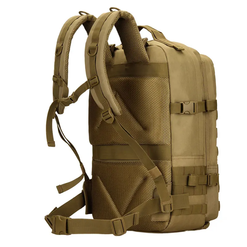 Billig 45L Camping Rucksack Military Tasche Männer Reisetaschen Taktische Molle Klettern Rucksack Wandern Bag Outdoor Sport Armee Tas XA87A