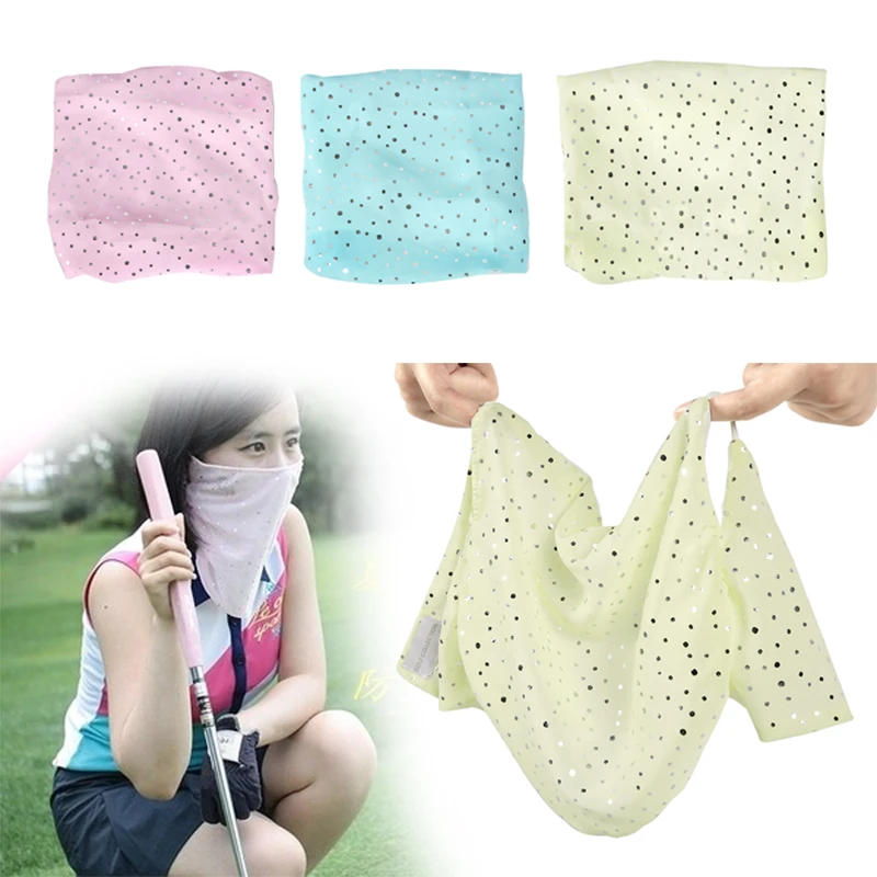Golf Mask Golf Towel Sports Movement 3color Cotton Yarn Keep Whitening Protection Neck Face Durable Washcloth Sun Mask Portable