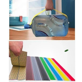 

PVC Stairs Anti-Slip Strip Anti-Collision Strip Self-Adhesive Step Anti-Slip Strip for Kindergarten School Home Stairs _WK