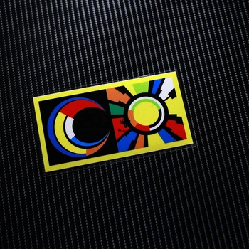 

NO.TL031 Free Shipping MOTO GP SBK moon/sun Motorcross Car Stickers Decals Styling Reflective Motorcycle Stickers Bike Helmet
