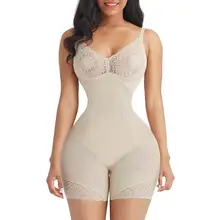  HEXIN Body Shaper Deep V Neck Sexy Bodysuit Shapewear Waist Trainer Pulling Corset Slimming Belly Butt Lifter Underwear Fajas 